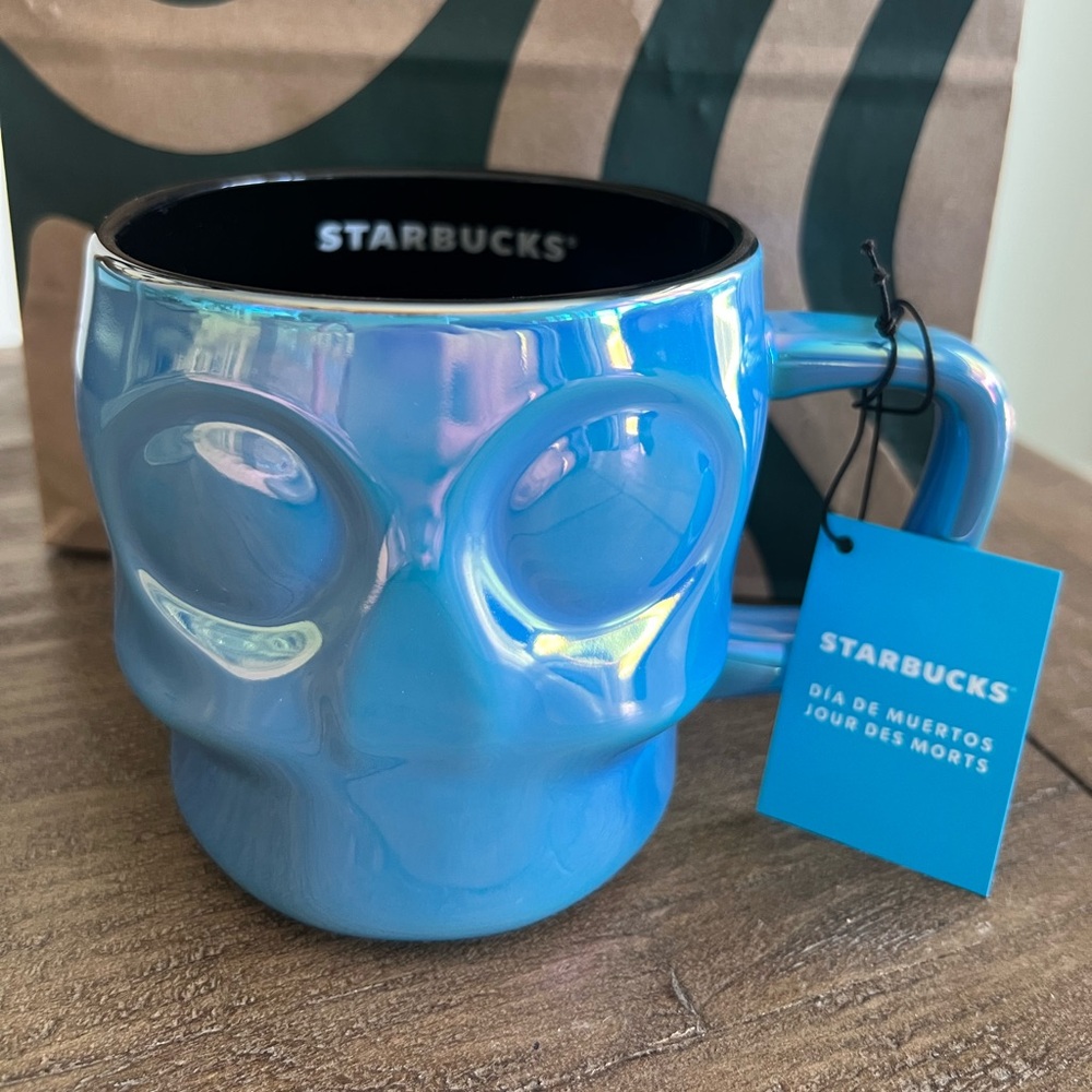Starbucks Blue Skull Mug